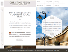 Tablet Screenshot of christinepenny.co.uk